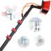 photovoltaic cleaner window cleaning pole Photovoltaic Panel Cleaning 3.6-11m Water Fed Telescopic Brush Window Clean Extendable Cleaner Conservatory Roof Cleaning Tools / 11m / 36ft
