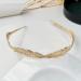 LEEQ Roman Goddess Headband - Headpiece Made of Gold Leaf Hairpin Women's Hair Band Gold Headpiece Bride Girls Laurel Wreath Hair Accessories Golden Wedding Boho Leaf Hair Crown Accessories 3 - Buy Online on SooperMarket.com