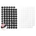 Self Adhesive Dots  108 Pairs 0.59 Diameter Hook and Loop Dots with Waterproof Sticky Dots Strong Adhesive for New Years Decorations Supplies  Glue Dots Classroom Office Home Black and White 7D-HL-DOT-BLWH