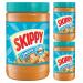 3 x 1.13kg Smooth Peanut Butter Creamy Spread Breakfast Protein Nut Snack Cake Pie Topping Icing