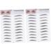 Beavorty 6 pcs 3d eyebrow stickers 4d hair- like eyebrows eyebrow tattoo stickers Woman Man Makeup Tool - Buy Online on SooperMarket.com