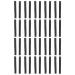 Bntaomle 40 Pieces Adjustable and Breathable Replacement Wristband with Soft Strap for Heart Rate Monitor - (Black)