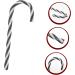 HOLIDYOYO 10pcs Candy Cane Set Canes for Tree Lollipops Large Candy Canes Edible Crutch Christmas Gold Plastic 12.00X4.50X0.70CM - Buy Online on SooperMarket.com