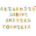 9 SEVI wooden letters Animals for the desired name including gift packaging door letters children's letters wood decorative books (9 wooden letters)