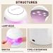 Mini UV LED Nail Lamp for Quick-Drying Gel Polish and Nail Extensions | Aokitec AK00137-White - Buy Online on SooperMarket.com