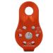 Jadeshay Rieme disc wheel 26kn climbing roller Aluminum alloy high-performance linen strap block for 12 mm rope climbing (orange)