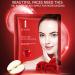 VENZEN Red Apple Skin Moisture Face Mask - Hyaluronic Acid 10 Pack (25g Each) | Refreshing Facial Care for Hydration & Replenishment - Buy Online on SooperMarket.com
