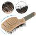 5PCS Round Brush Set with Boar Bristle Curved Vented Hair Brush - Nano Thermal Ceramic & Ionic Tech for Healthy, Shiny Hair - Buy Online on SooperMarket.com