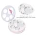 Empty Eyeshadow Makeup Palette - 5pcs Round Metal Pans | DIY Eye Shadow Container for Blush & Brow Powder - International Shipping Available - Buy Online on SooperMarket.com
