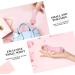 Oil-Absorbing Volcanic Face Roller - 4 Interchangeable Balls | Natural Volcanic Stone | Pink Face Scooter for Oily Skin - Buy Online on SooperMarket.com