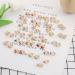 24 Pairs Mixed Color Clip-on Earrings Set - Animals, Heart, Flowers, Mushroom Design for Ladies - Painless Non-perforated Earrings - Buy Online on SooperMarket.com