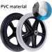 Wheelchair Front Wheel Front Wheelchair Wheel Replacement Wheel for Rollators 2 Pcs Solid Tyre 6" 7" 8" Walker Wheels Black/Gray Firm Tread for Easier Rolling(Gray 7Inch/17Cm) 7Inch/17Cm Grey - Buy Online on SooperMarket.com