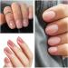 AILLSA Jelly Gel Nail Polish Set Milky White Nude Pink Gel Polish with Base and Top Coat Neutral Pink Red Sheer Transparent Nail Polish Gel Soak Off U V Gel Starter Kit Gift DIY Manicure at Home A1-jelly Milky Pink - Buy Online on SooperMarket.com