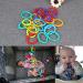 24pcs Rainbow Teething Rings for Babies | Safe Gift & Toy | International Shipping - Buy Online on SooperMarket.com