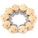 10Pcs Cute Round Wooden Baby Pacifier Clips - Natural Infant Nipple Clasps with 3 Holes | International Shipping - Buy Online on SooperMarket.com