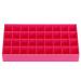 Alvinlite Lipstick Display Stand 36 Space Plastic Lipstick Holder Organizer Case Display Rack(Pink)