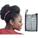Stretchable Banana Comb Vintage Banana Hair Clip Stretch Double Comb Clip for Women Ladies Girls Hair Styling Black - Buy Online on SooperMarket.com