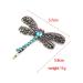 Vintage Rhinestone Dragonfly Hair Clips Set - Elegant Alloy Barrettes for Women - Buy Online on SooperMarket.com