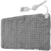 Soft Electric Heating Pad for Stiff Shoulders - Relieve Pain | EU Plug 220-240V - Silver Gray - Buy Online on SooperMarket.com