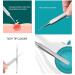 Schwarzkopf Acne Pin Set - 8-Part Stainless Steel Clips for Beauty Salon & Home Use - 1 Pack Silver - Buy Online on SooperMarket.com