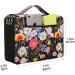 YZK 200 Slots Colored Pencil Case-Twill Oxford Pencil Holder with Zipper Closure Colored Pencil Orangizer for Watercolor Pens or Makers Large Capacity Pencil Case for Artist or Student (Black Flower) A Black Flower 200 Slots - Buy Online on SooperMarket.com