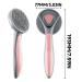Willight Self-Cleaning Pet Brush for Dogs & Cats - Long & Short Hair - Pet Care Tool for Undercoat Removal - Pink - Buy Online on SooperMarket.com