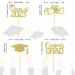 JINGLING Graduation Cake Lids Cupcake Toppers with Graduation Pack of 24 - Glitter Class of 2023 Graduation Cupcake Toppers Diploma Grade Caps Cake Toppers Picks for Graduation Gold - Buy Online on SooperMarket.com