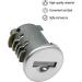 TIKSCIENCE 4 Pack Yakima Car Roof Rack System SKS Lock Cylinders - Includes 4 Cores, 2 Keys, 1 Control Key - Buy Online on SooperMarket.com