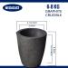 12KG MegaCast Graphite Crucible for Melting Gold, Silver, Copper, Brass, Aluminum - Black Cup Furnace Torch for Casting and Refining - Buy Online on SooperMarket.com