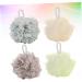 NOLITOY 4pcs Shower Ball Mesh Sponge - Luxurious Bath Pouf for a Spa-like Experience | International Shipping Available - Buy Online on SooperMarket.com