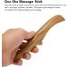 Jauarta Gua Sha Stick - Muscle Relaxing & Stress Relief | Professional Wooden Scraping Massager for Full Body Care - Buy Online on SooperMarket.com