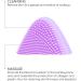 Edicare Facial Cleaning Brush - Waterproof Anti-Aging Electrical Massage Device for Deep Cleaning & Peeling (Violet) - 1 Pack - Buy Online on SooperMarket.com