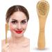 Buy Manual Facial Cleansing Brush - Exfoliating Skin Tool with Wooden Handle for Deep Pore Cleaning - Ideal for Daily Facial Care - Buy Online on SooperMarket.com