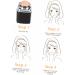 PLAFOPE 1pc Facial Oil Absorbing Ball Face Cleaning Facial Tool Facial Oil Blotting Massager Roller The Face Black 1 count (Pack of 1) - Buy Online on SooperMarket.com