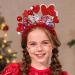 Vatocu LED Valentine's Day Headband Luminous Heart Headpiece Red Lips Headband Sequins Heart Hair Accessories for Holiday Wedding Birthday Party Gift - Buy Online on SooperMarket.com