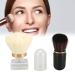 Zetiling Thickened Die Cast Makeup Brush Set - Ergonomic Handle Soft Bristles Black Capsule Shape Cheek & Face Cosmetic Tool with Storage Case - Versatile Application - Buy Online on SooperMarket.com