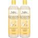 Babo Botanicals 2-in-1 Bubble Bath & Wash with Organic Calendula & Oat Milk - Hypoallergenic & Vegan - 15oz (2-Pack) for Sensitive Skin - Buy Online on SooperMarket.com