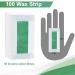 100 Pcs Facial Hair Removal Wax Strips for Women - Upper Lip, Cheek, Eyebrow Hair Remover Kit - Quick, Painless & Suitable for All Skin Types - Buy Online on SooperMarket.com