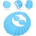Baby Bathing Hat 6.6in Diameter Kids Shampoo Hat Silicone Ear Shower Hat for Children(Blue) - Buy Online on SooperMarket.com