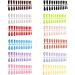 Dajidafu 1 Set False Nails Long Press Nail Tips Full Cover Artificial Fingernails Nail Art Simple Style for Women Girls Beginners SM17P63 Red - Buy Online on SooperMarket.com