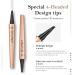 Buy Light Brown Eyebrow Pen - Microblading Smudge-Proof Pencil | Waterproof & Long-Lasting by Aaiffey - Buy Online on SooperMarket.com