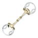 St bben bit 2260 Golden Wings bridle 4 in 1 double broken 11.5 cm - 14 mm - Sweet Copper