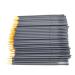 Baluue 100pcs Wand Applicator Eyeliner Liquid Eye Makeup Brushes White Liquid Eyeliner White Eye Liner 15cmX10cm Orange