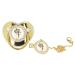 Letter F Shape Pacifier - Stylish Silicone Baby Pacifier with Chain Clip for Home & Travel - International Shipping Available - Buy Online on SooperMarket.com