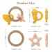 ClDy Bite Ring for Babies | BPA-Free Silicone Teething Toys | Ocean Brown | Soothing & Stimulating Gum Relief for Infants 3 Months+ - Buy Online on SooperMarket.com