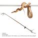 Foldable Self Lockable Stainless Steel Reptile Grabber Snake Tong Snake Catcher Stick Rattlesnake Catcher Grabber Pick-up Handling Tool Snake Tong Foldable Reptile Grabber Catcher Handling Too - Buy Online on SooperMarket.com