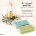 LVO Herb Block Tray with Lid - Silicone Freezer Herb Saver for Infusions - BPA Free, Red - Buy Online on SooperMarket.com