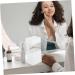 Angoily Clear Makeup Brush Holder - Travel Cosmetic Organizer with Lid for Desk & Dressing Table - Buy Online on SooperMarket.com