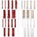 Dark Red Clip in Hair Extensions - 26 Inch Straight 100% Synthetic Hair - 8pcs Long Hair Pieces for Full Head - #Dark Red - Buy Online on SooperMarket.com
