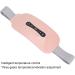 Shop Electrical Heating Pillows for Menstrual Relief | Adjustable Vibration Abdominal Massage Belt in Pink - Buy Online on SooperMarket.com